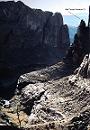 Southwest from high in Twin Edens Canyon