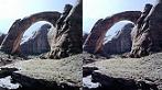 Stereo pair of Rainbow Bridge