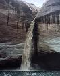 Flash flood waterfall