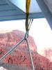 Roof anchor point, closeup