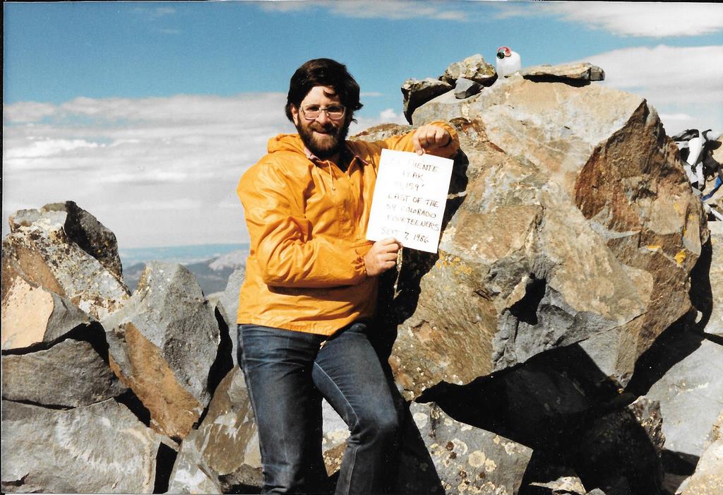 Alan selfie on El Diente