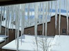 Condo balcony icicles