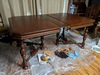 Staining dining table at condo