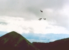 F16 missing-man flyby