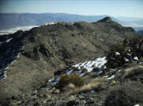 Southeast to remainder of Tetracoccus Ridge