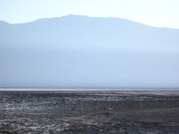 East across salt flat from Tule Spring