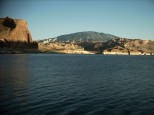 Navajo Mountain south from houseboat