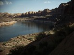 View upstream to Marching Elephants