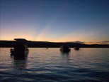 God beams at sunset