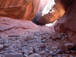 Slot canyon in Smith Fork