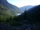 Looking down to Maroon Lake