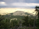 Shadow of Black Mountain below