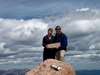 Sue Wolber and Bob Proulx atop Longs Peak